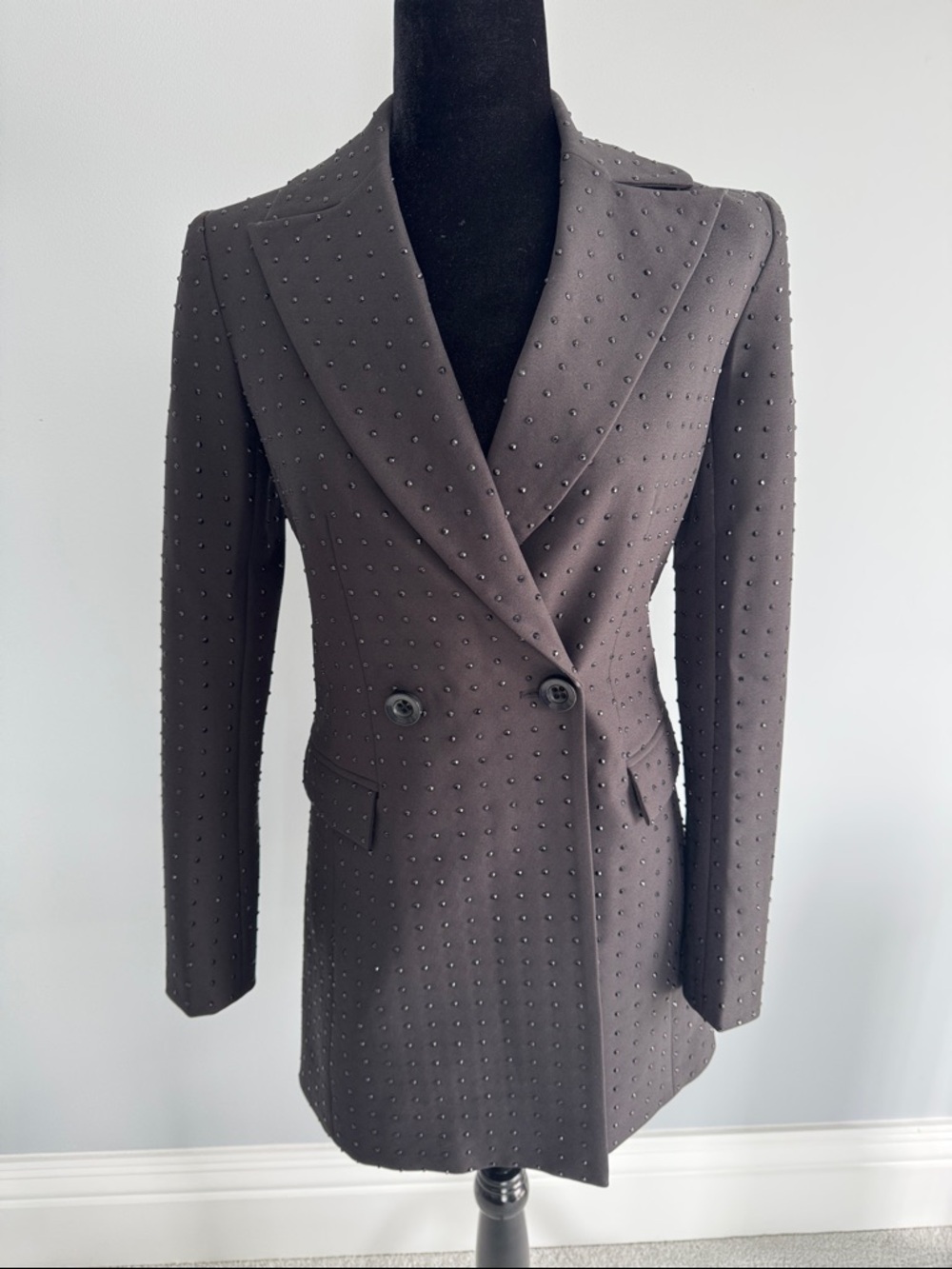 Toccin Baylee Blazer dress with rhinestones. Size 0.